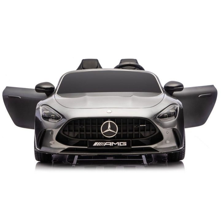 Vaikiškas elektrinis automobilis 24V pilkos spalvos Mercedes