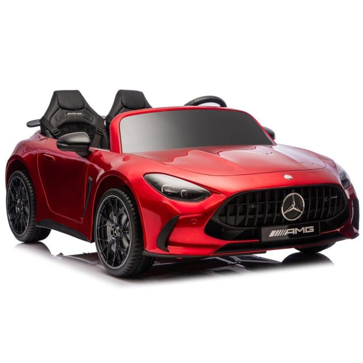 Vaikiškas elektrinis automobilis 24 V raudonas Mercedes