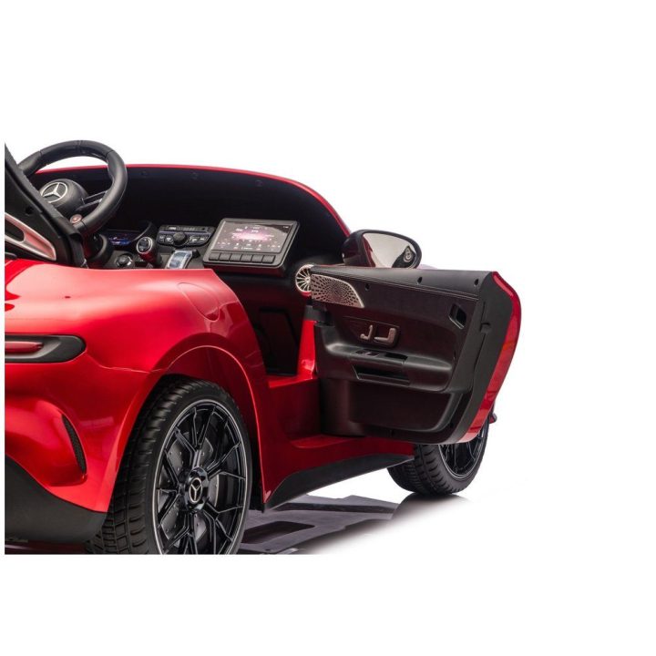 Vaikiškas elektrinis automobilis 24 V raudonas Mercedes