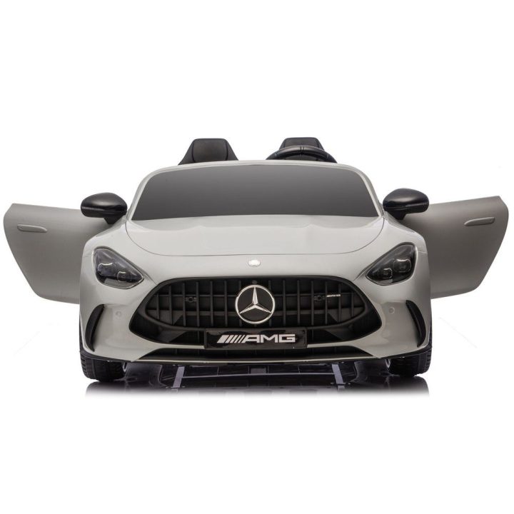 Vaikiškas elektrinis automobilis 24V, šviesiai pilkas Mercedes