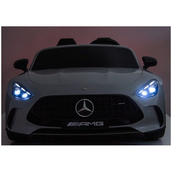 Vaikiškas elektrinis automobilis 24V, šviesiai pilkas Mercedes