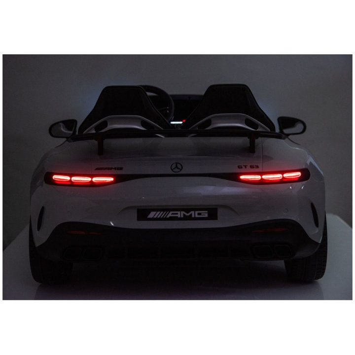 Vaikiškas elektrinis automobilis 24V, šviesiai pilkas Mercedes