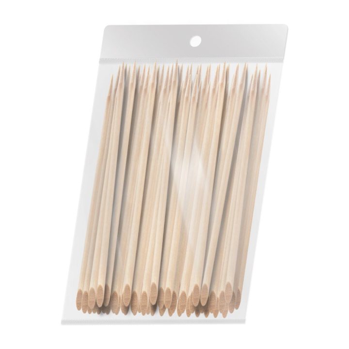 Mediniai pagaliukai 15 cm, 100 vnt OCHO NAILS