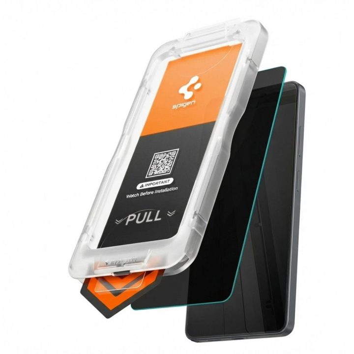 Apsauginis stiklas Galaxy S26+ su privatumo filtru Spigen