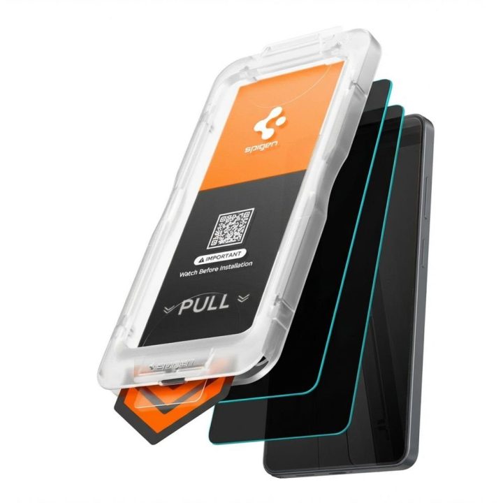Apsauginis stiklas Galaxy S26+ 2 vnt. su privatumo filtru Spigen