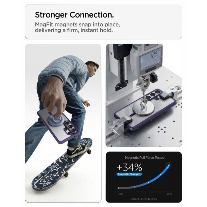 Dėklas su MagSafe Samsung Galaxy S26 Ultra tamsiai mėlynas Spigen