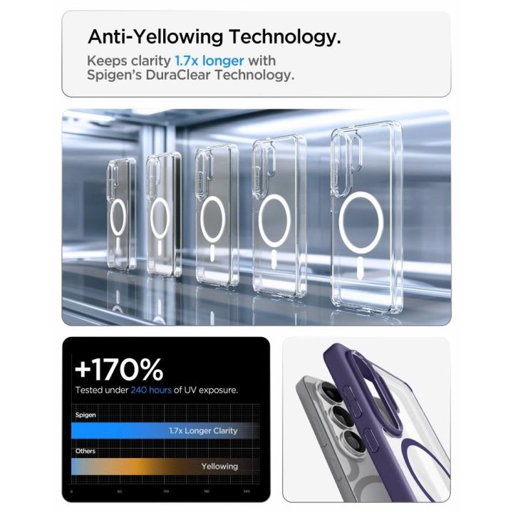 Dėklas su MagSafe Samsung Galaxy S26 Ultra tamsiai mėlynas Spigen