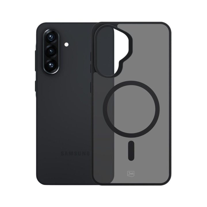 Telefono dėklas pilkai permatomas skirtas Samsung Galaxy A37 3mk