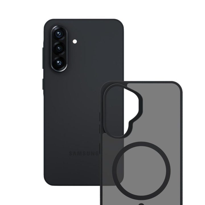 Telefono dėklas pilkai permatomas skirtas Samsung Galaxy A37 3mk