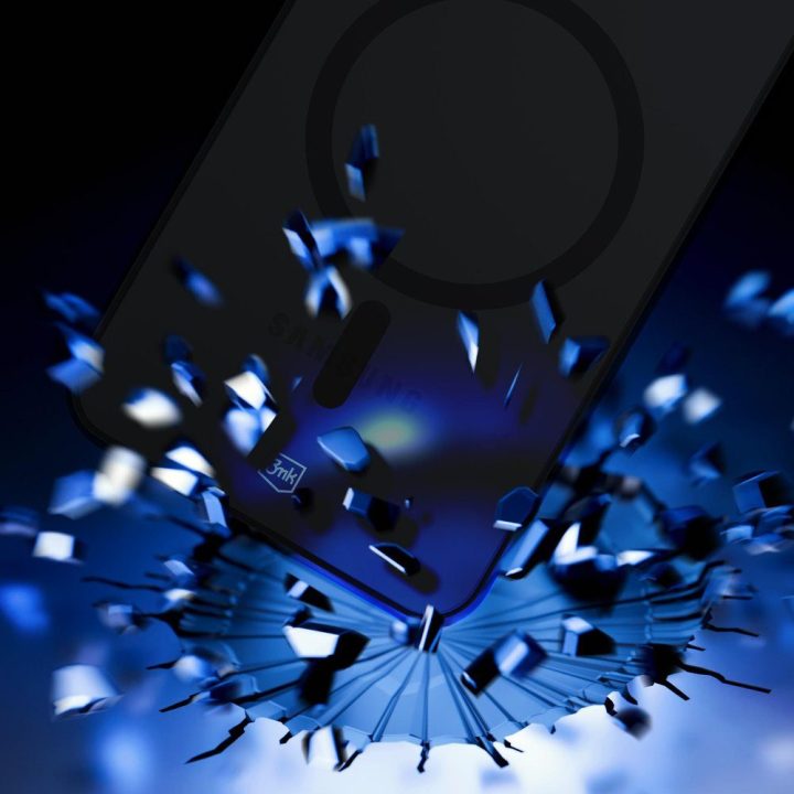 Telefono dėklas pilkai permatomas skirtas Samsung Galaxy A37 3mk