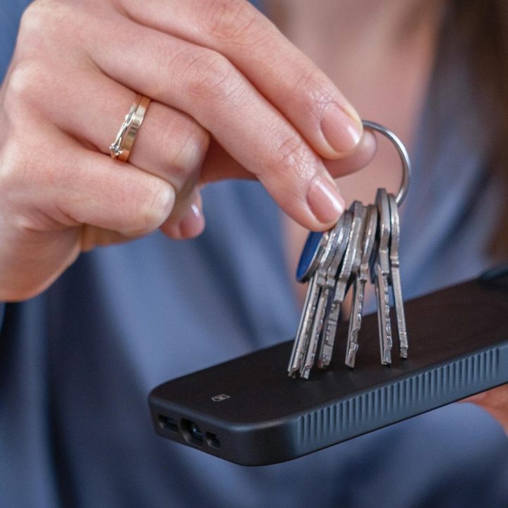 Telefono dėklas pilkai permatomas skirtas Samsung Galaxy A37 3mk