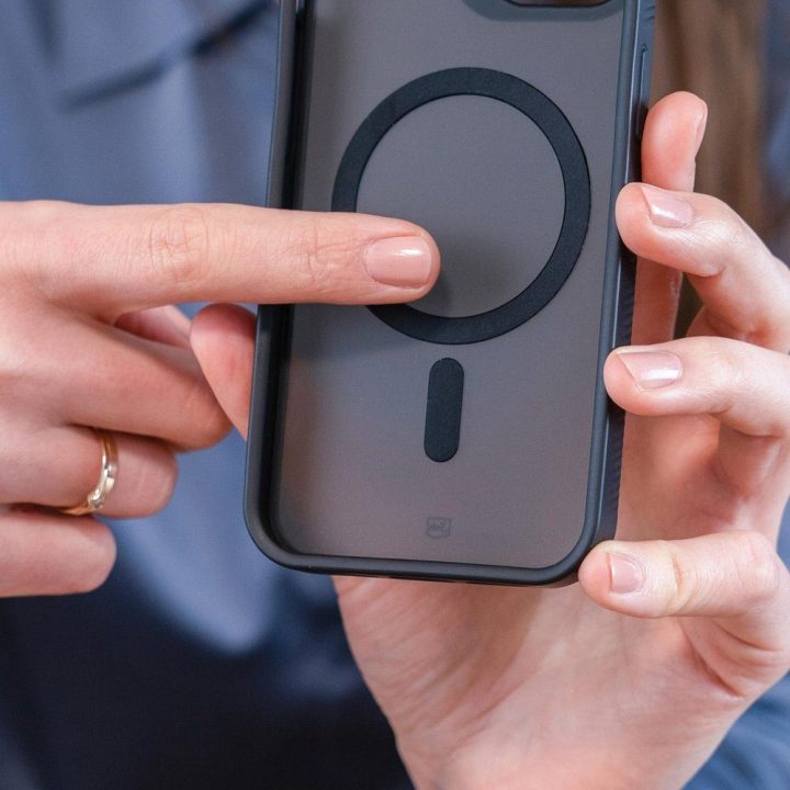 Telefono dėklas pilkai permatomas skirtas Samsung Galaxy A37 3mk