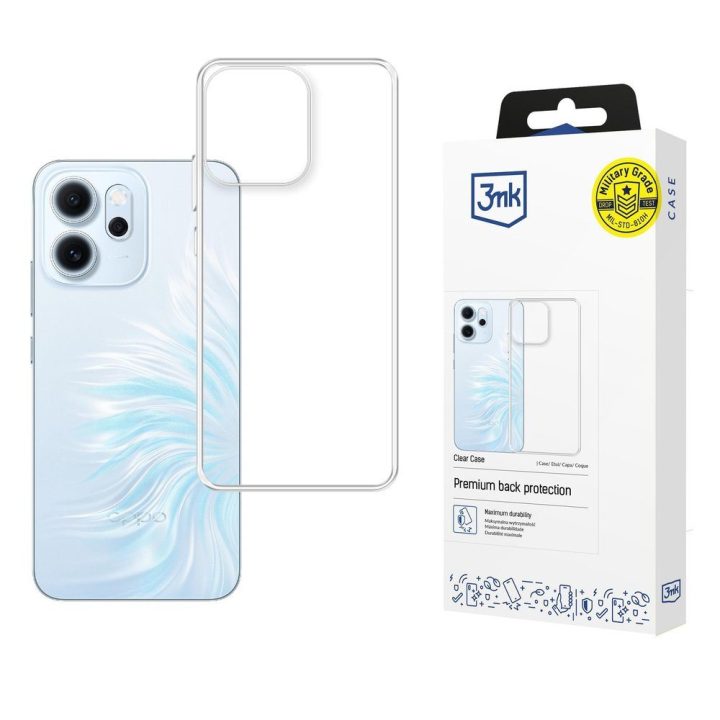 Dėklas Oppo Reno 14 F/14 FS skaidrus plonas 3mk