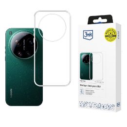 Telefono dėklas Xiaomi 17 Ultra skaidrus su pakelta kamera 3mk