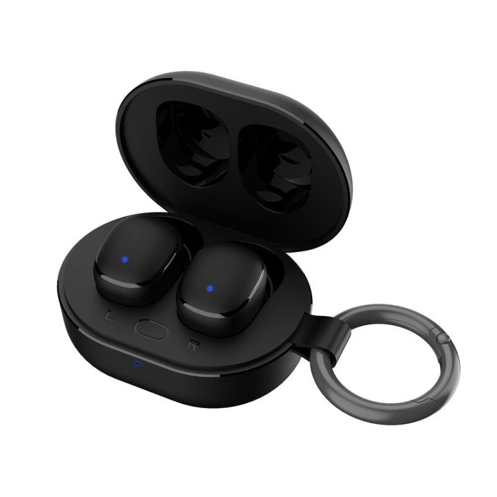 Ausinės belaidės su Bluetooth 6.0 ir klipu 3mk FlowBuds