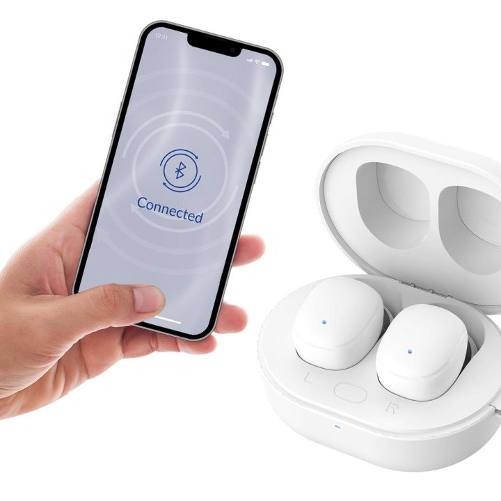Belaidės ausinės Bluetooth 6.0 kompaktiškos 3mk