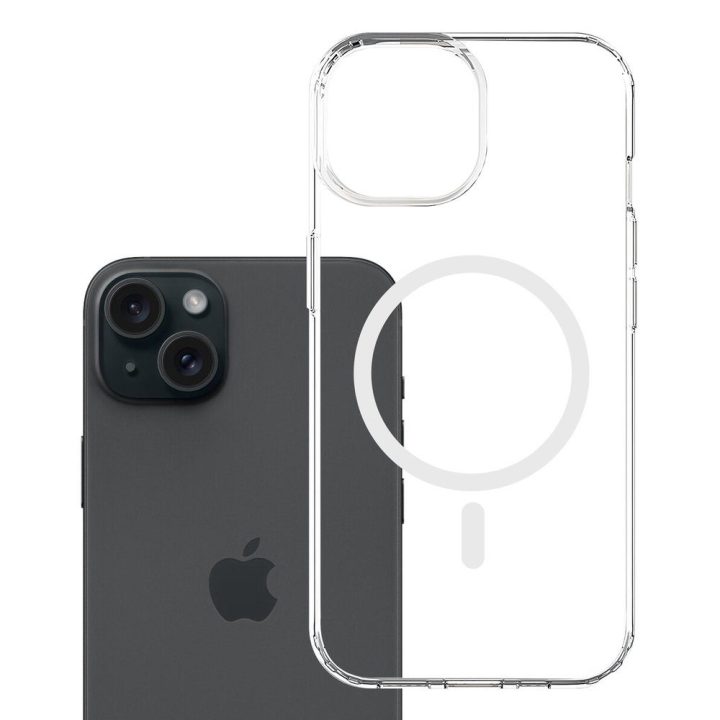 Dėklas su sutvirtintais kampais MagSafe iPhone 15 Plus 3mk