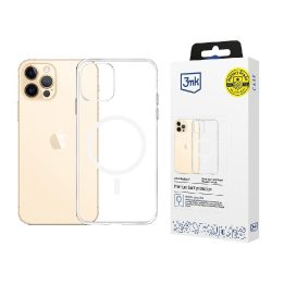 Dėklas iPhone 12 Pro Max su MagSafe, skaidrus 3mk