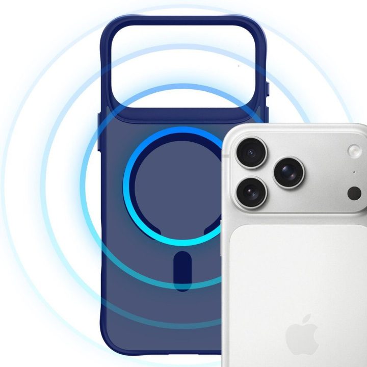 Dėklas MagSafe iPhone 17 Pro Max dūminės mėlynos spalvos 3mk