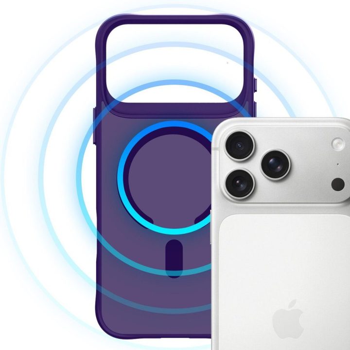 MagSafe dėklas atsparus įbrėžimams, dūminės violetinės spalvos 3mk