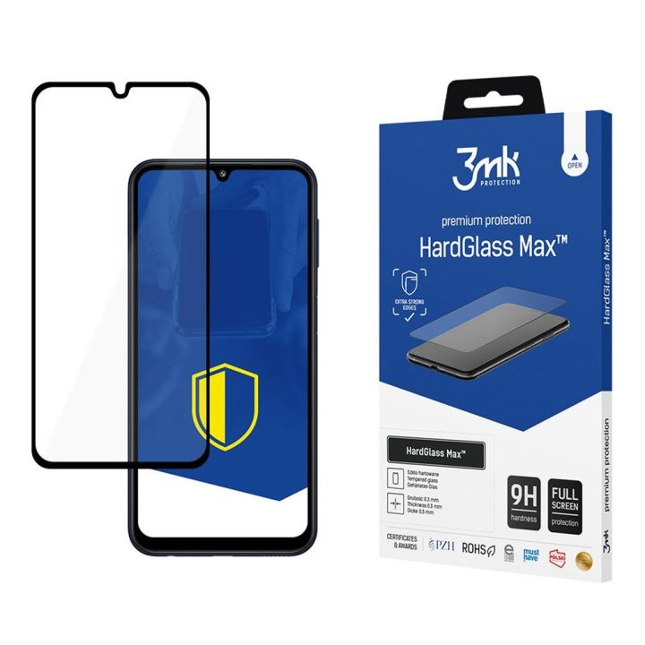 Grūdintas stiklas Samsung Galaxy M34 5G viso ekrano 0,3 mm 3mk