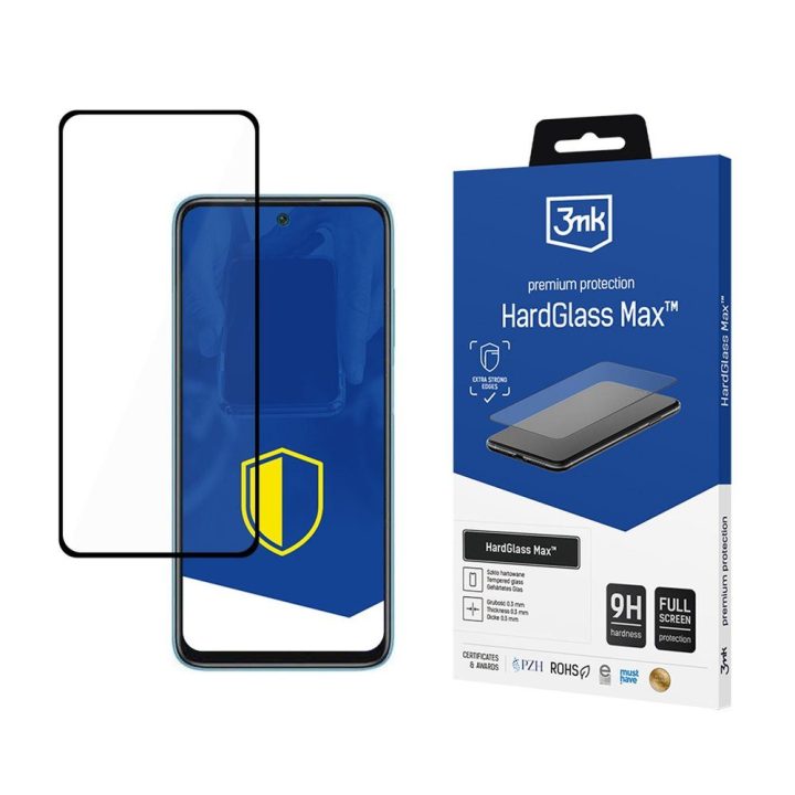 Grūdintas stiklas visam ekranui 9H 3mk HardGlass Max