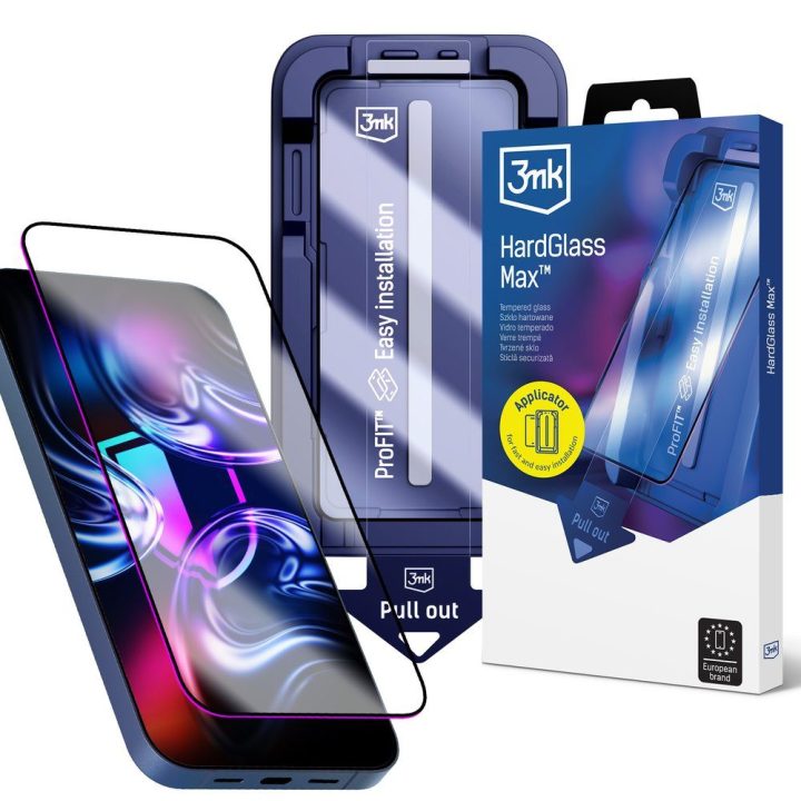 Grūdintas stiklas iPhone 16 Pro Max 0,33 mm 3mk HardGlass Max