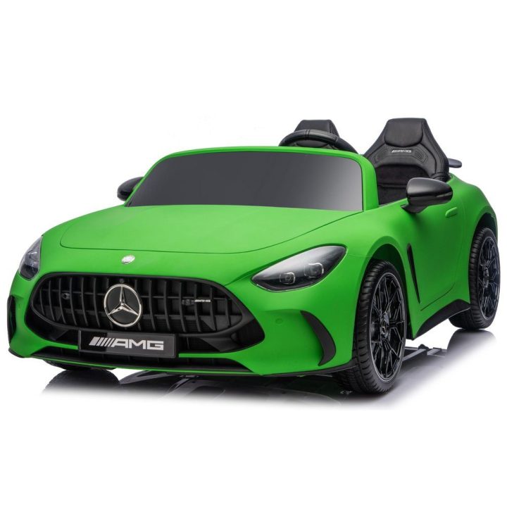 Vaikiškas elektromobilis 24V matinė žalia Mercedes GT63 AMG