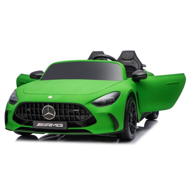 Vaikiškas elektromobilis 24V matinė žalia Mercedes GT63 AMG