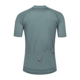 Vyriški dviratininko marškinėliai pilkos spalvos Rogelli