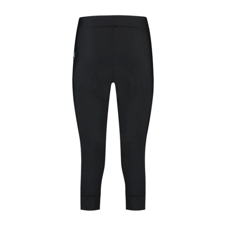 Moteriškos dviratininko kelnės 3/4 juodos su Comfort Gel Rogelli