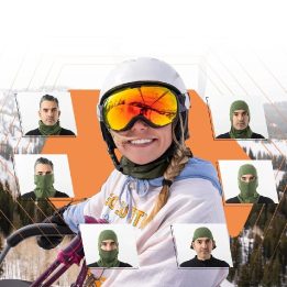 Balaklava žieminė iš poliesterio L Qunature