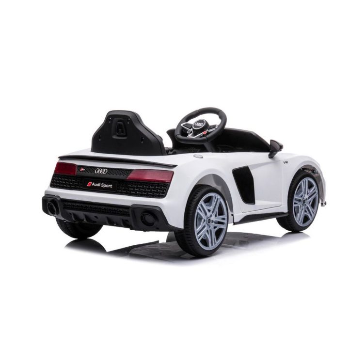 Vaikiškas elektrinis automobilis 108×55×26 cm baltas Audi