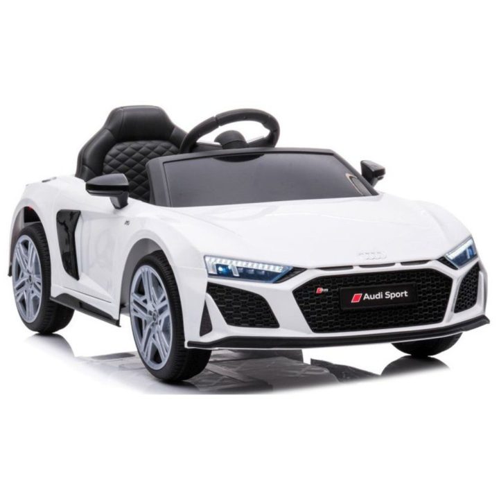 Vaikiškas elektrinis automobilis 108×55×26 cm baltas Audi
