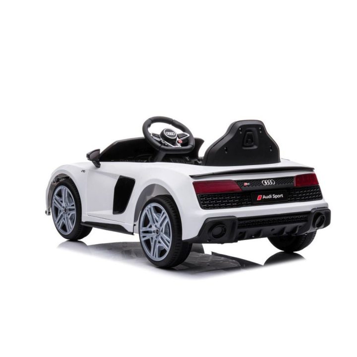Vaikiškas elektrinis automobilis 108×55×26 cm baltas Audi