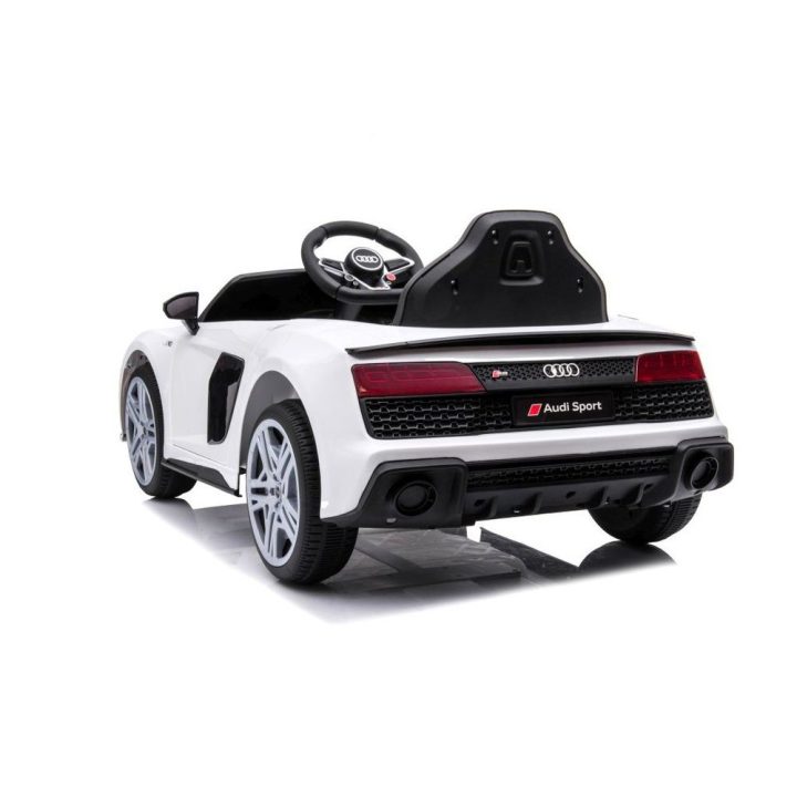 Vaikiškas elektrinis automobilis 108×55×26 cm baltas Audi