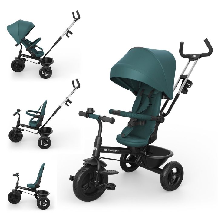 Triratukas 6in1 su sukama sėdyne 360° Kinderkraft