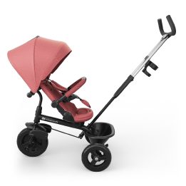 Triratukas 6in1 su 360° sėdyne rožinis Kinderkraft ASTON 2 PLUS