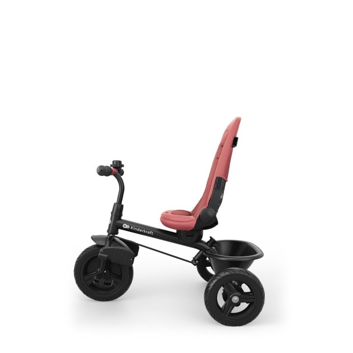 Triratukas 6in1 su 360° sėdyne rožinis Kinderkraft ASTON 2 PLUS