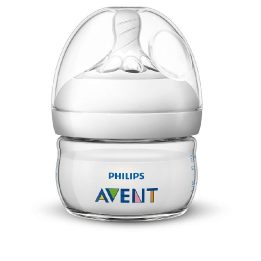 Buteliukas 60 ml su minkštu čiulptuku Natural Avent