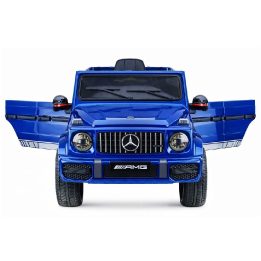 Elektrinis vaikiškas automobilis Mercedes AMG G 63, mėlynas