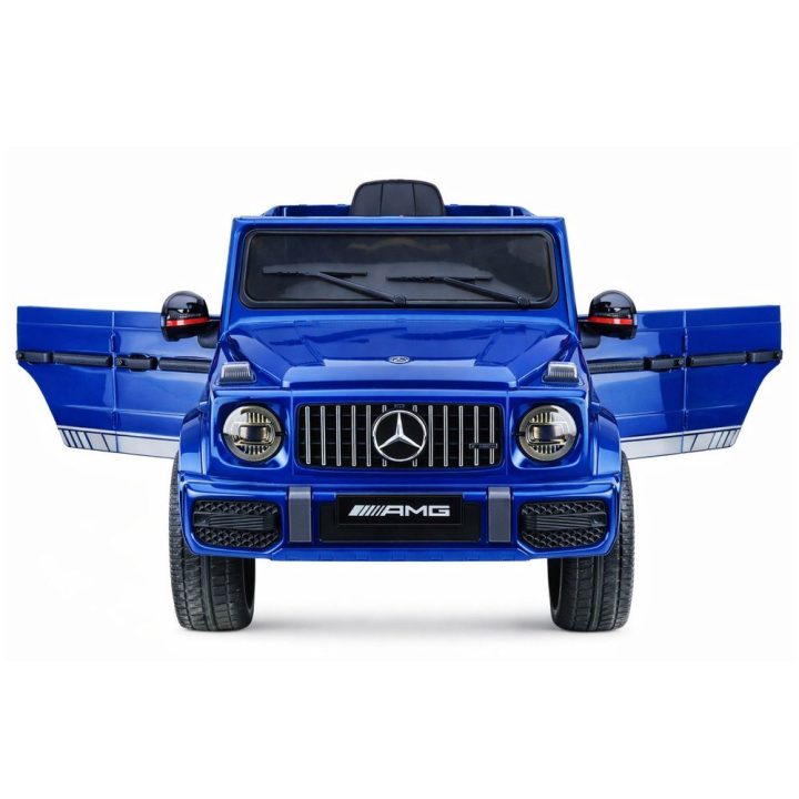 Elektrinis vaikiškas automobilis Mercedes AMG G 63, mėlynas