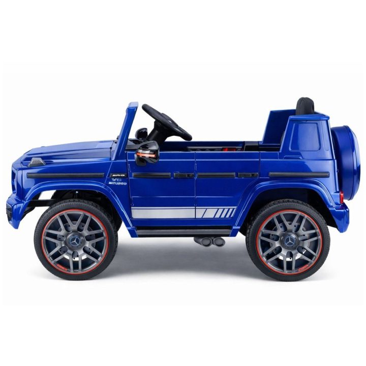 Elektrinis vaikiškas automobilis Mercedes AMG G 63, mėlynas
