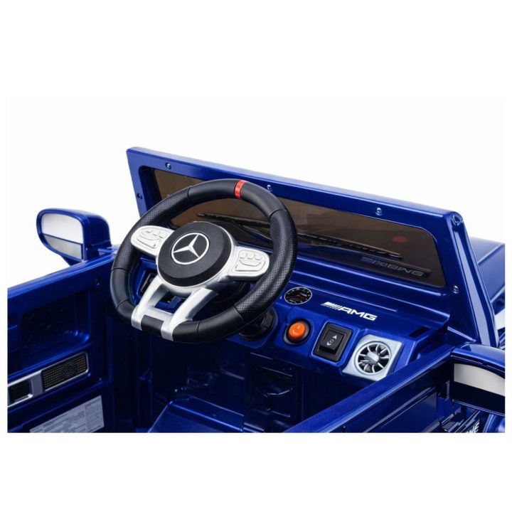Elektrinis vaikiškas automobilis Mercedes AMG G 63, mėlynas