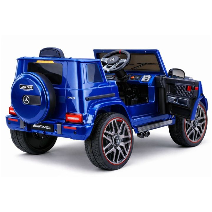 Elektrinis vaikiškas automobilis Mercedes AMG G 63, mėlynas