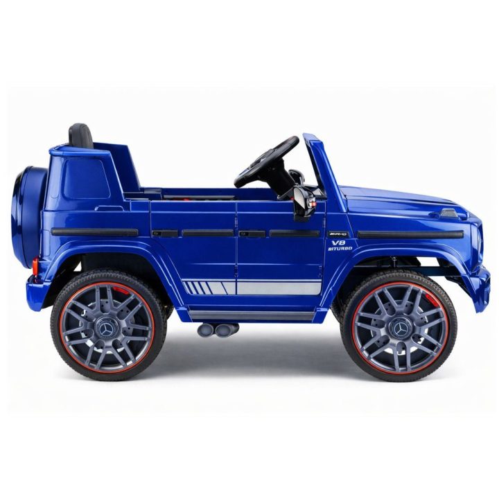 Elektrinis vaikiškas automobilis Mercedes AMG G 63, mėlynas