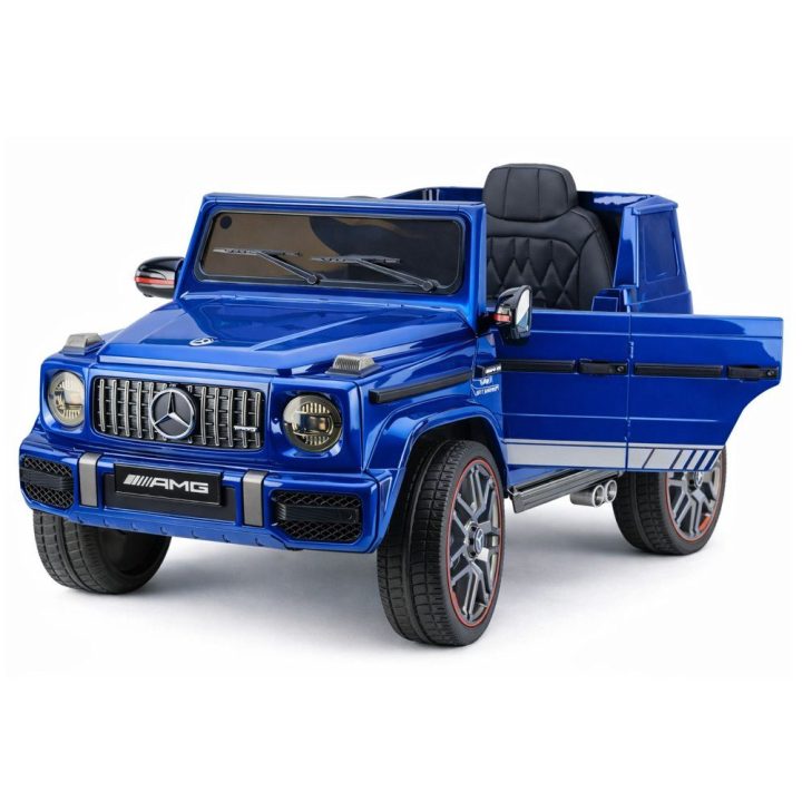 Elektrinis vaikiškas automobilis Mercedes AMG G 63, mėlynas