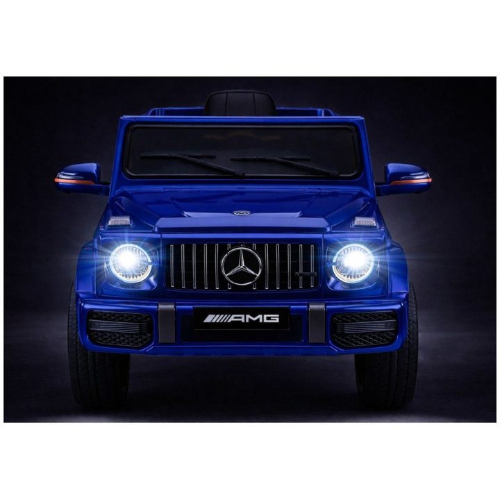 Elektrinis vaikiškas automobilis Mercedes AMG G 63, mėlynas
