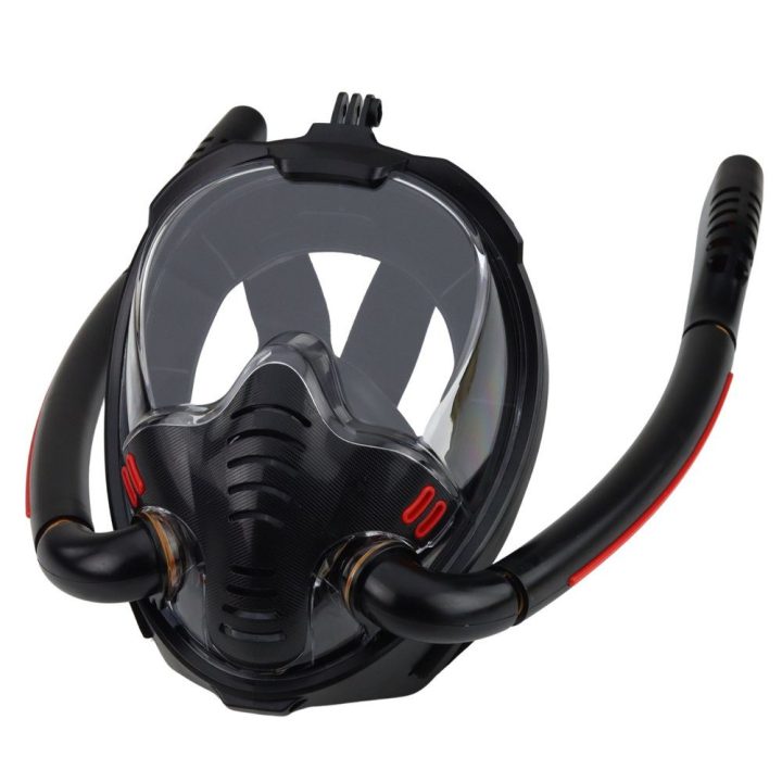 Viso veido nardymo kaukė juoda L/XL (AntiFog, DryTop)