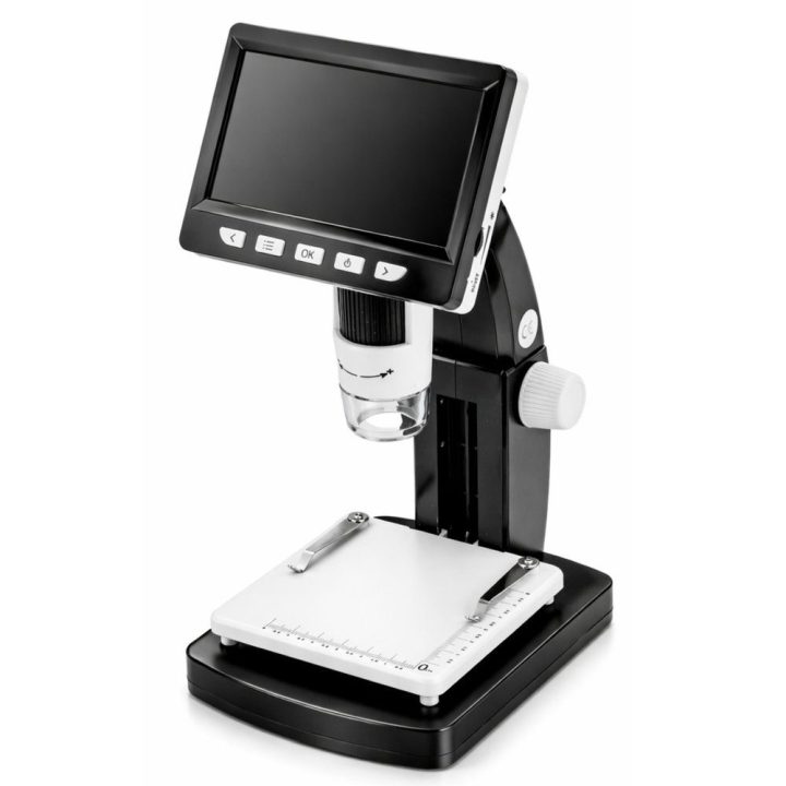Skaitmeninis mikroskopas su 4,3 col. LCD ekranu ir 1000× padidinimu